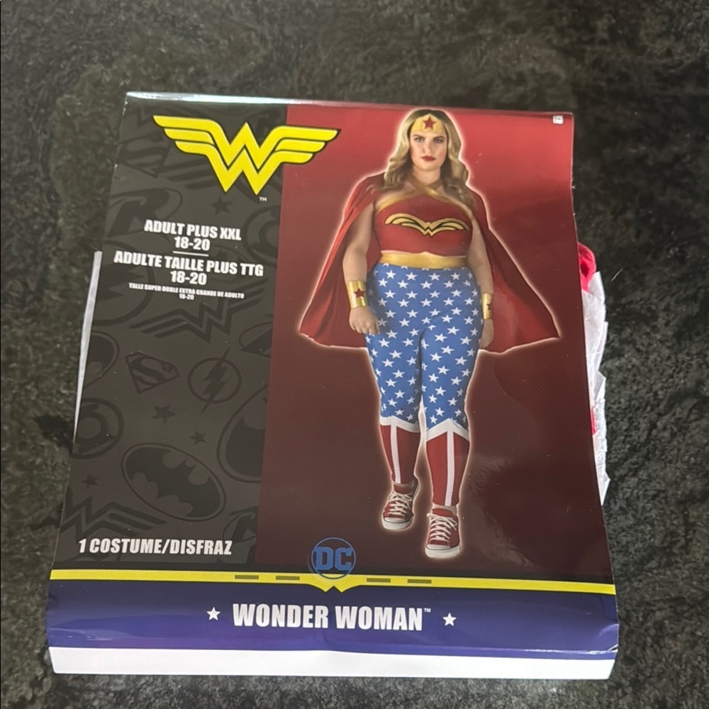 DC Wonder Woman Red and Blue Costume